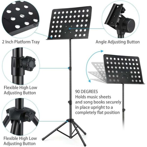 Music Stand | Adjustable Sheet Music Stand 2