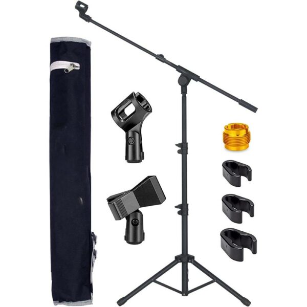 Boom Microphone Stand | Adjustable Tele Boom Mic Stand 2